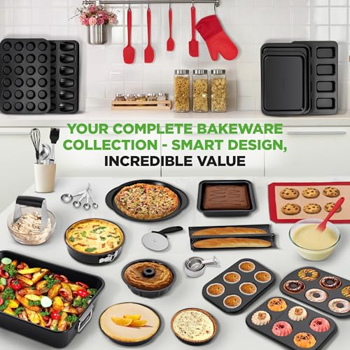 42 Pc Bakeware Set Nonstick (42-Piece Set)