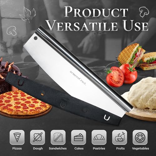 13.8 Inch Pizza Cutter Rocker Blade (13.8")