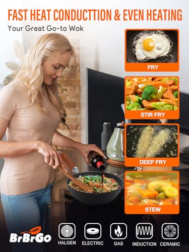 Carbon Steel Wok Pan (9.5" / 2 PCS SET)