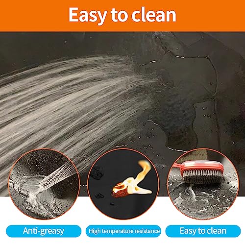 Under Grill Mats for Outdoor Grill (40x48 inch double side fireproof)