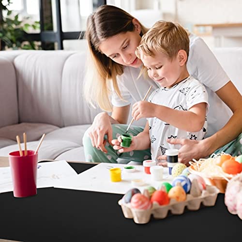35.6x23.5 Inch Extra Large Silicone Mats for Kitchen Counter (Black / 35.6"L x 23.5"W)