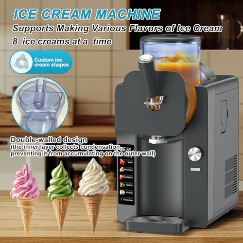 Ice Cream & Slushie Maker 70 oz (Gray / 70 oz)