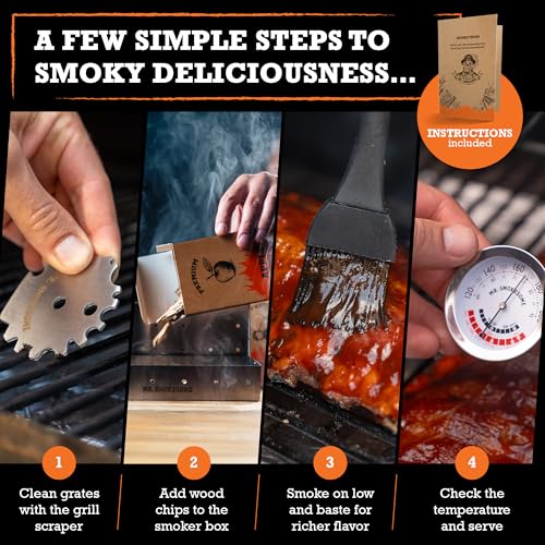 Wood Smoked BBQ Grill Set