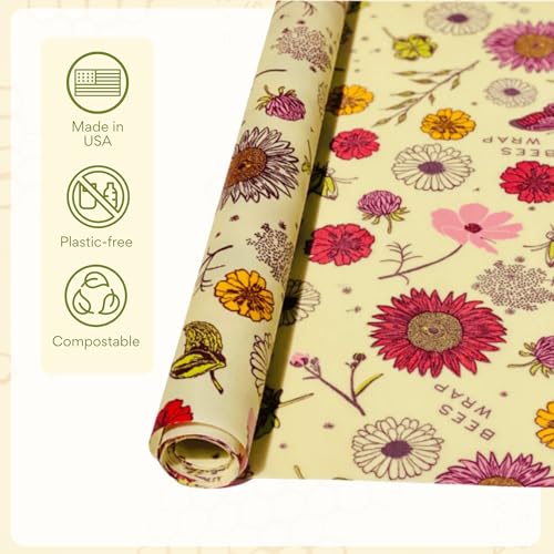 Beeswax Wrap Roll (Meadow Magic)