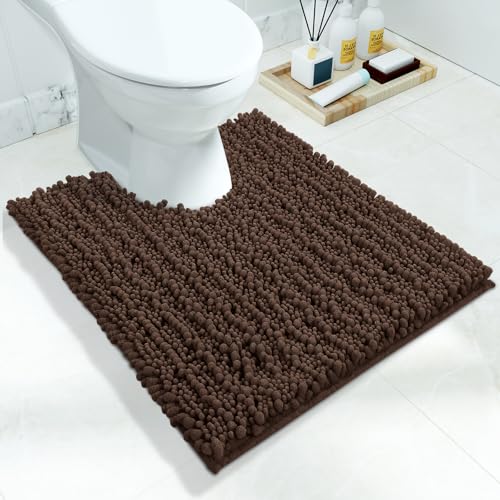 Toilet Rug U Shaped Washable 24x20 Inch