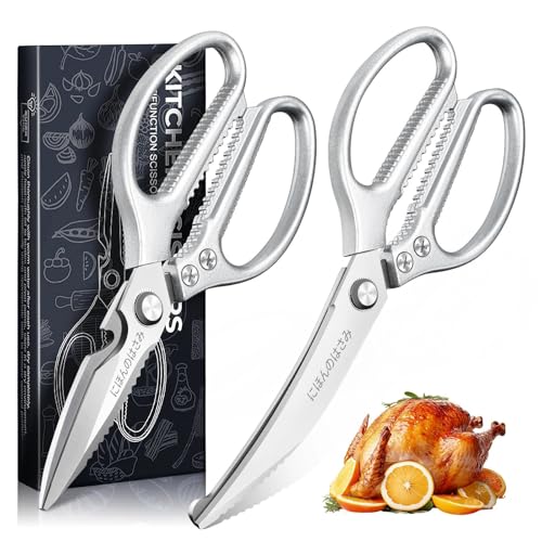 Kitchen Scissors Shears Set (Silver)