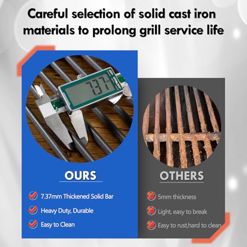 720 0896B Grill Grates for Nexgrill Replacement Parts 6 Burner 720