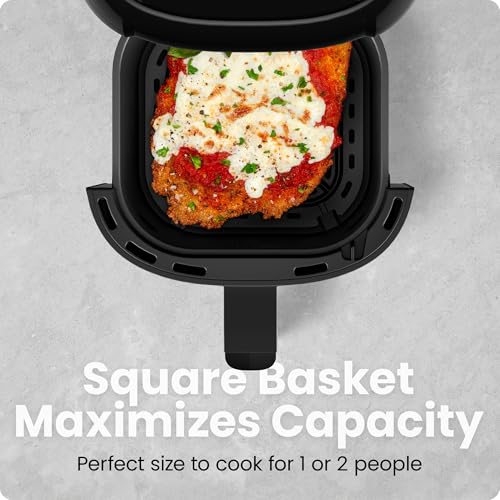 2 Qt Mini Air Fryer (2 Quart / Black)