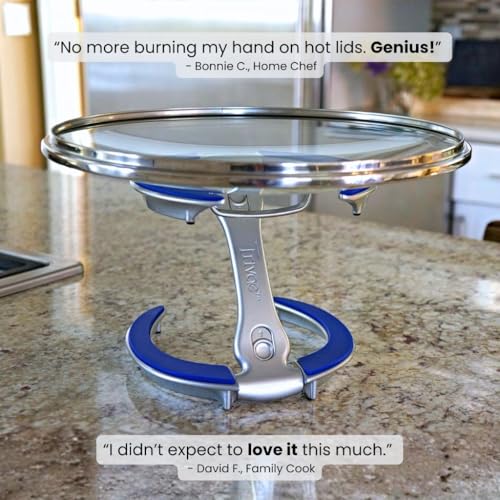 Pot Lid Holder While Cooking (Royal Blue)