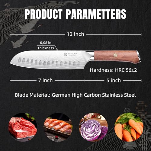 7" Santoku Japanese Chef Knife (Santoku Knife)
