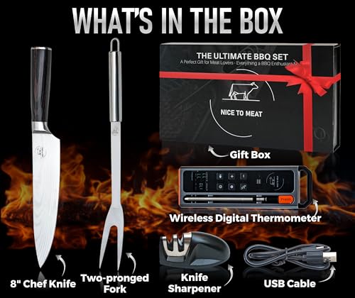 Wireless Meat Thermometer Digital BBQ Set (BBQ Set)