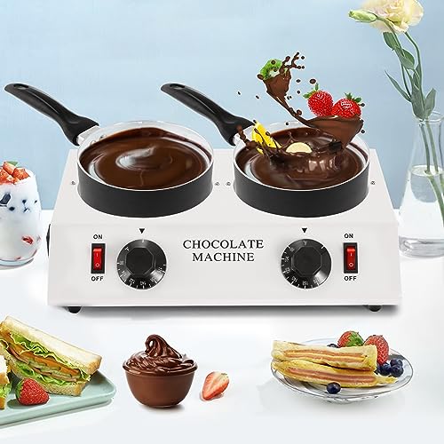 Chocolate Melting Pot Electric Chocolate Melter Warmer Dual (Double Pots)