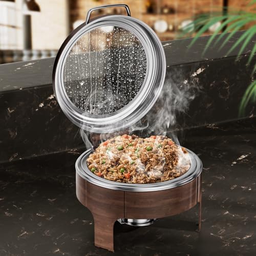 Chafing Dishes for Buffet (Wood Color)