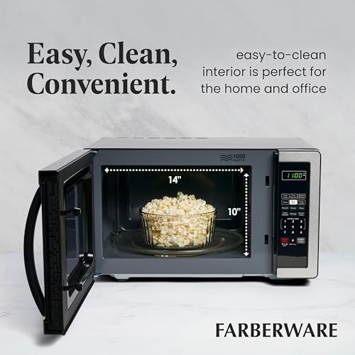 1.1 Cu. Ft. Countertop Microwave Oven (1.1 Cu. Ft. / Stainless Steel)
