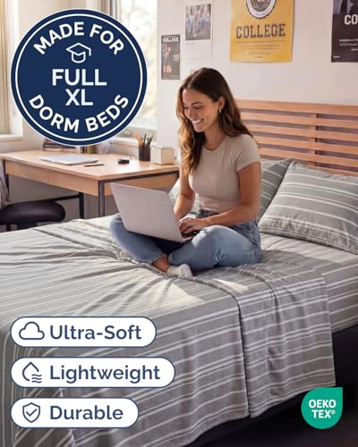 Full XL Sheets (41 - Grey Stripes 3 / Full XL)