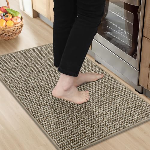 Kitchen Rugs 20"x32" (Light Beige / 20" X 32" (Rectangular))