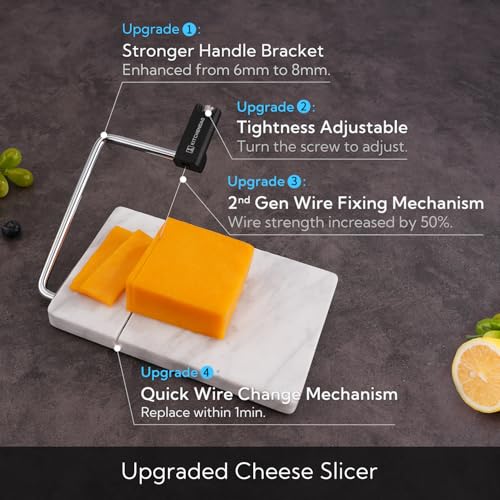 Replaceable Wire Cheese Slicer with Board