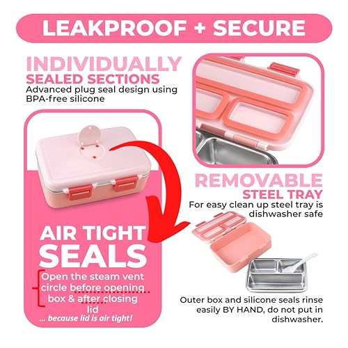 Small Stainless Steel Bento Box Lunch Container