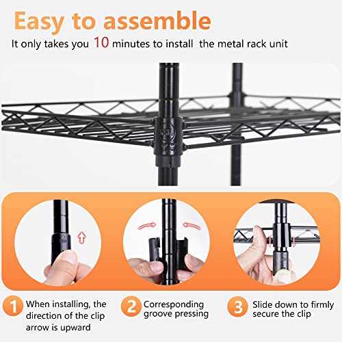 6 Tier Wire Shelf