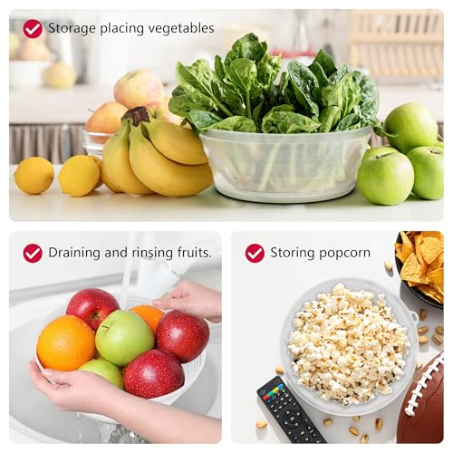 Microwave Splatter Cover Vented for Food with Hook Hole (2 packs-Clear / M(11"x3.26")-Pack of 2)