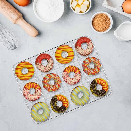 8.7"x6.3" Stainless Steel Mini Cooling Rack Set Fit 9x7 Sheet Pan (8.7" x 6.3")