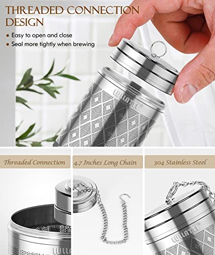 Tea Infusers for Loose Tea (Small-Diamond / 2 Pack)