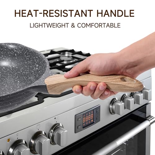 8 & 9.5 & 10 Inch Nonstick Frying Pan Sets for Cooking (3 Count)