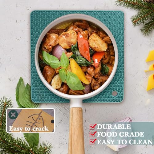 4 Pack Silicone Trivets for Hot Dishes (4 Count)
