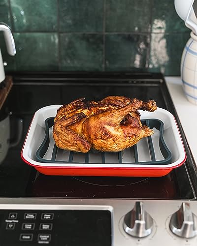 Silicone Roasting Rack Pan Extra Large (2 Count)
