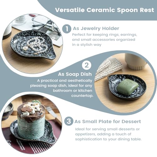 Spoon Rest for Stove Top (Starry Black)