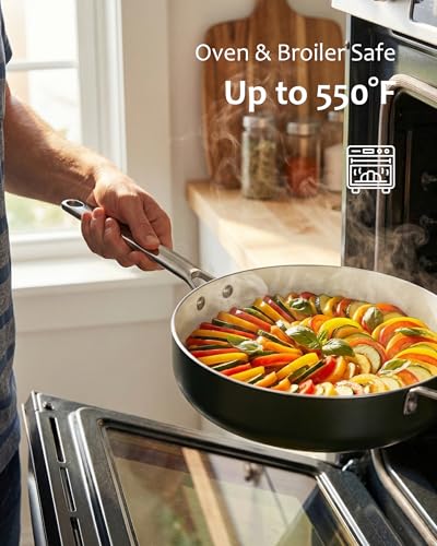 Pots and Pans Set Nonstick Creamic Cookware Sets Oven Safe