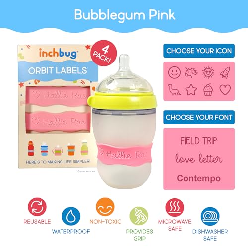 Orbit Labels Silicone Bottle Bands (4 Count)
