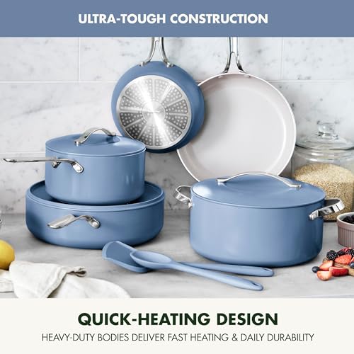 Nova 10 Piece Cookware Pots & Pans Set