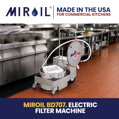 BD707 Fryer Oil Filter Machine with FryPowder (75 LB Machine)
