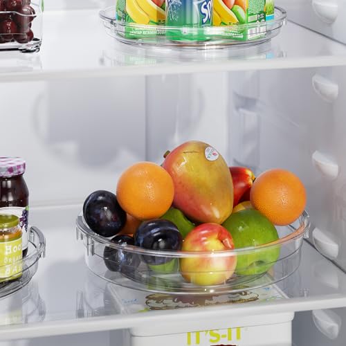 4 Pack 12in Lazy Susan Organizer (Clear 12in / 4 Pack)