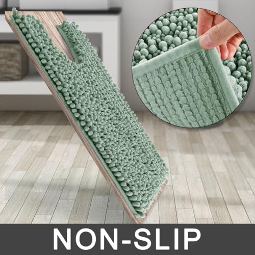 Toilet Rug U Shaped Washable 24x20 Inch