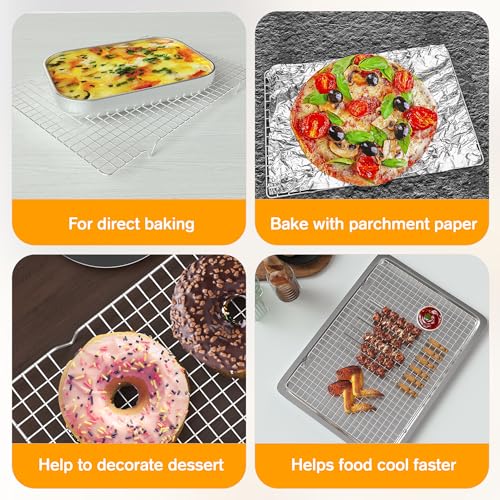 2 PCS Cooling Racks for Cooking and Baking