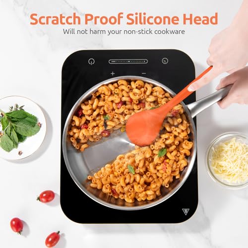Silicone Cooking Spoon (Orange)