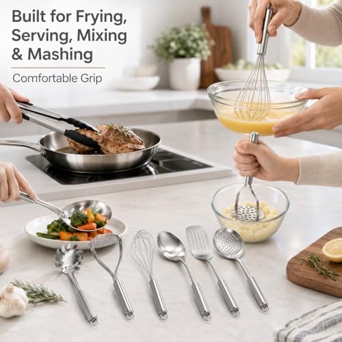 Cooking Utensils Set (Brown)