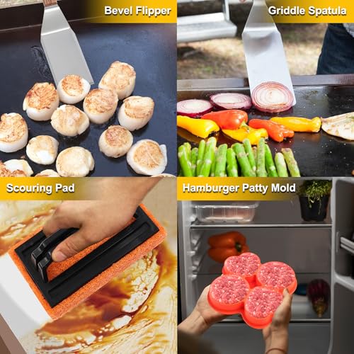132PC Professional Griddle Accessories Kit (132pcs Griddle Accessories Kit)