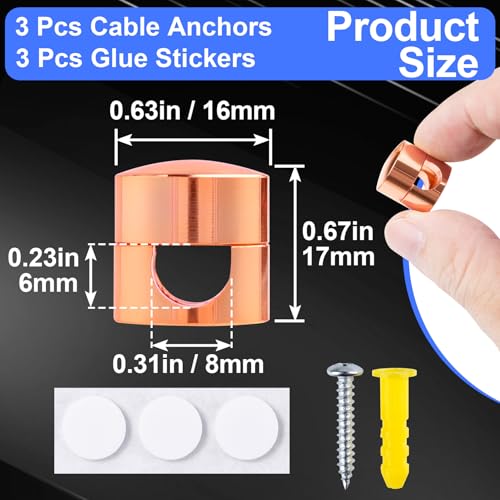 3 Sets Charger Holders for Cords (3 Count)