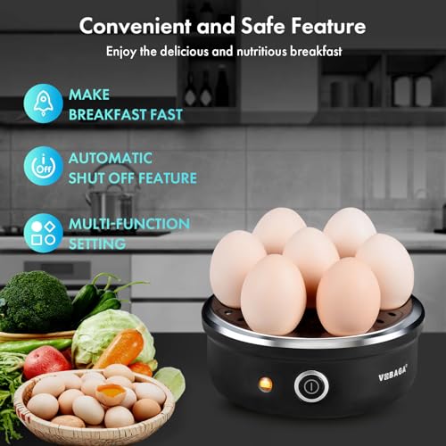 Electric Egg Cooker (Black)