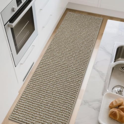 Kitchen Runner Rugs 24"x60" (Light Beige / 24" X 60" (Rectangular))