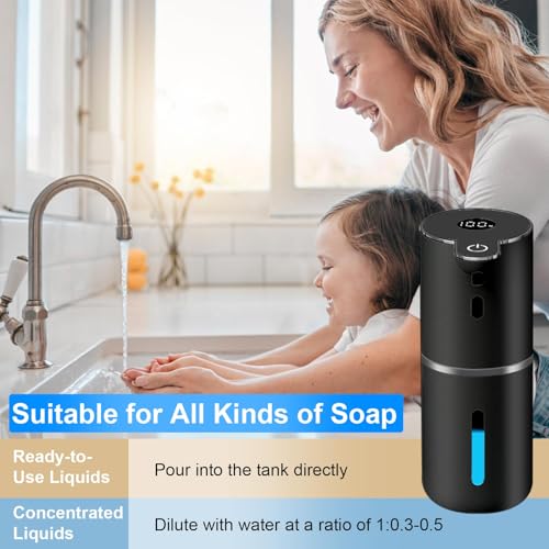Automatic Liquid Soap Dispenser Touchless (Black / Liquid)