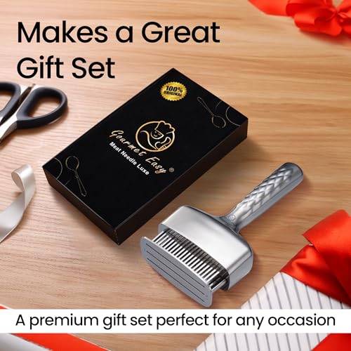 Meat Tenderizer Tool with 60 Sharp Blades & Non (Deluxe Meat Tenderizer Tool)