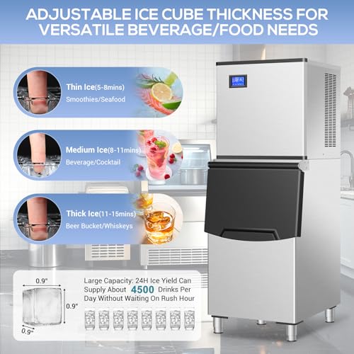 Commercial Ice Maker Machine 560Lbs