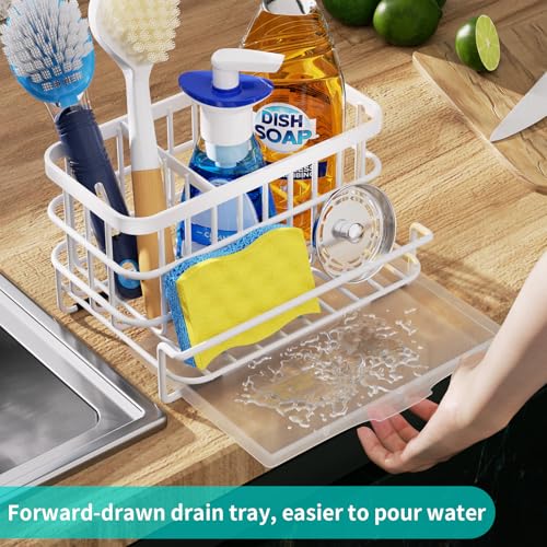 Sink Caddy Sponge Holder (White)