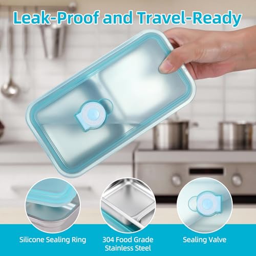 Stainless Steel Snack Containers with Lids