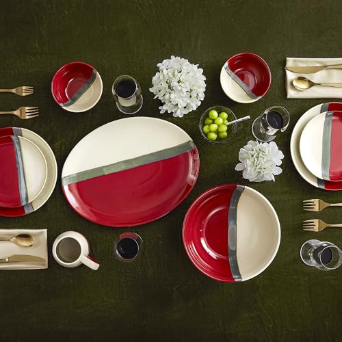 Pasadizo 16 Piece Ceramic Western Dinnerware Set with Plates (Pasadizo Stoneware / 16 Piece)