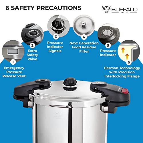 Pressure Cooker 8 Qt Stainless Steel (8 Quarts / QCP408)